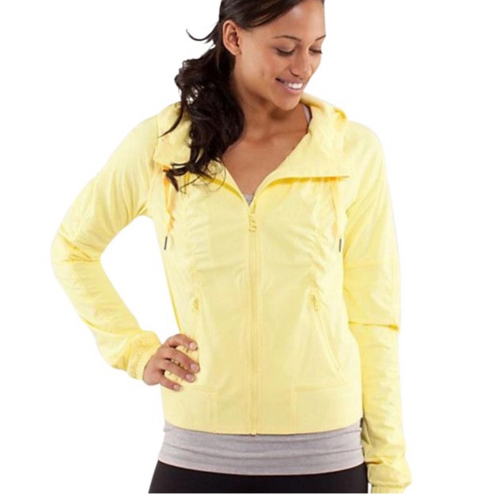 Lululemon Yellow Street To Studio Activewear Outerwear Jacket
